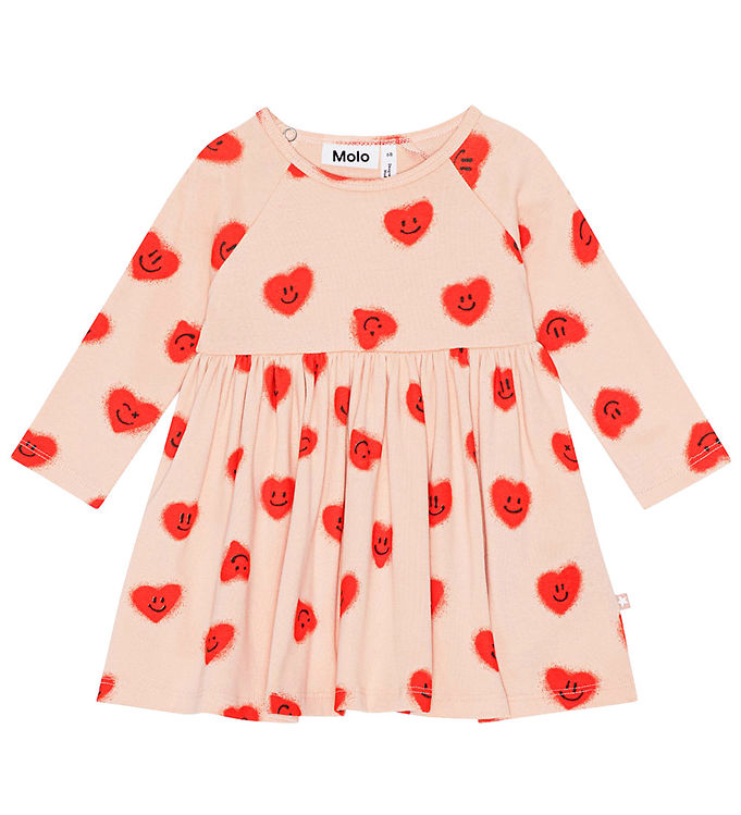 #2 - Charmaine kjole - Red Hearts_ jersey - 68