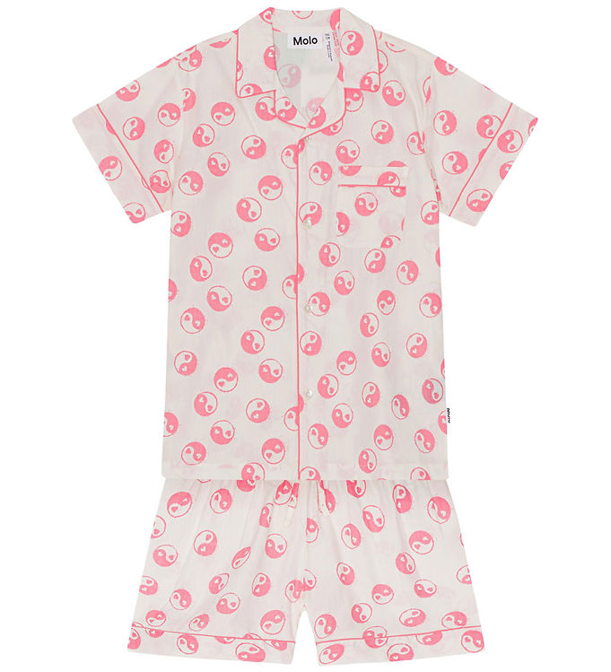 Molo Nattøj - T-shirt/Shorts - Lexi - Yin Yang Confetti