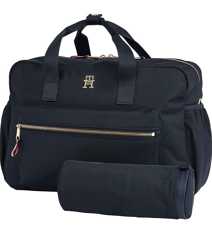 Tommy Hilfiger Pusletaske – TH Changing – Space Blue