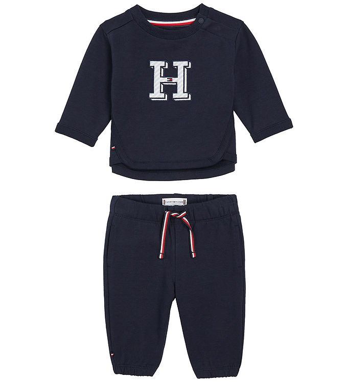 5: Tommy Hilfiger Sweatsæt - Baby Ithaca H - Desert Sky