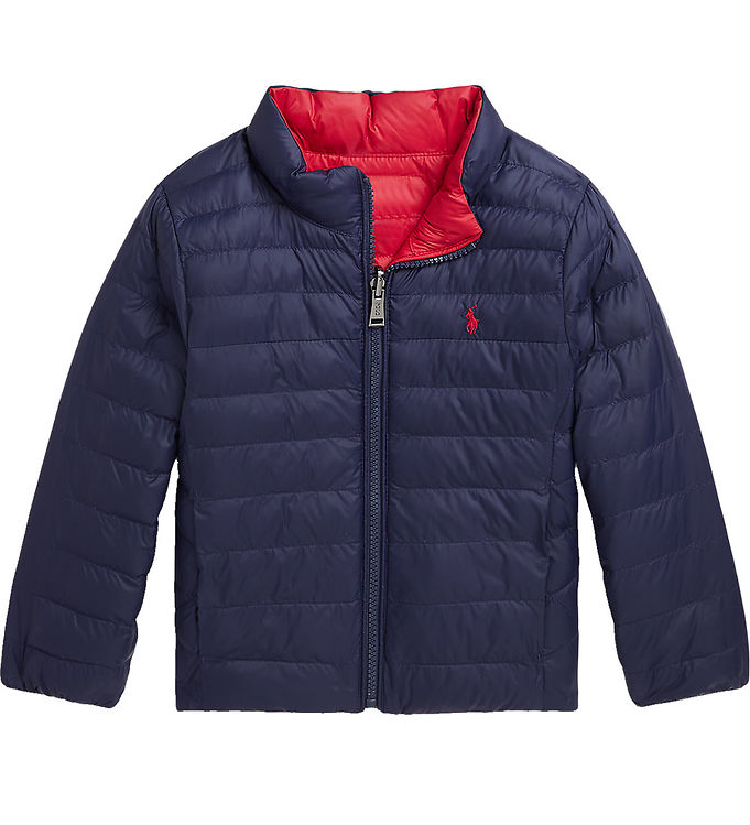 Polo Ralph Lauren Dynejakke Vendbar Navy/rød