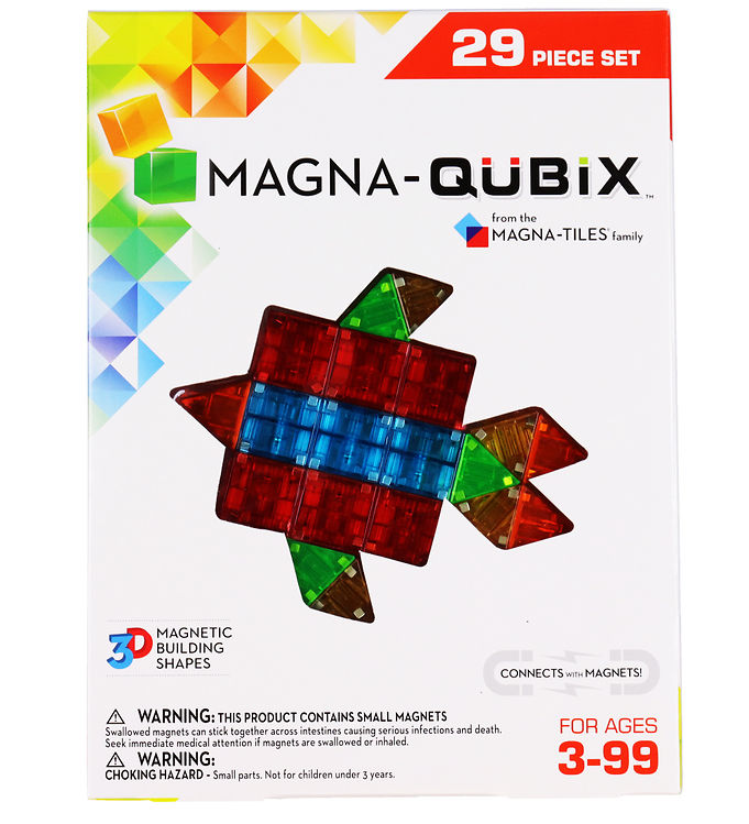 Billede af Magna-Tiles - Magna Qubix - 29 Dele