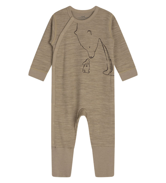 Hust and Claire Heldragt – Uld/Bambus – Moodi – Biscuit Melange