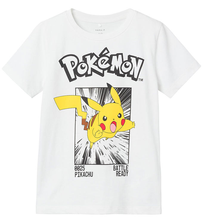 Name It T-shirt - NkmNoisi Pokemon Noos Bright White male