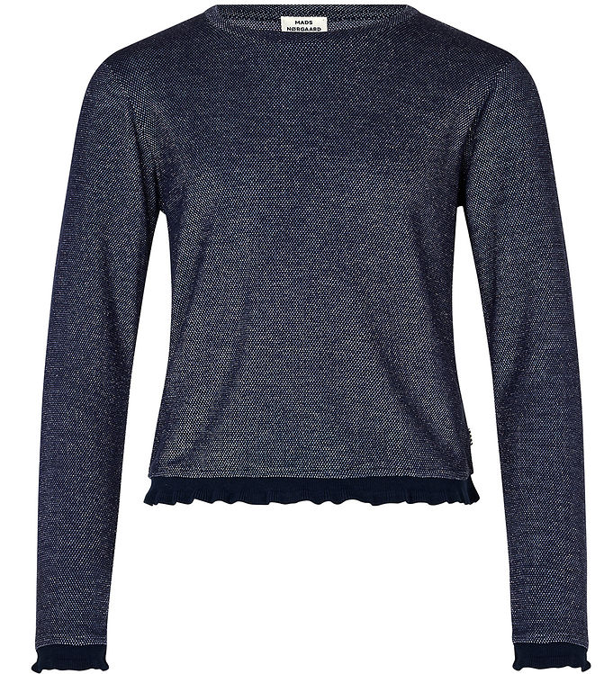 #3 - Mads Nørgaard Bluse - Trisa - Navy/Sølvglimmer