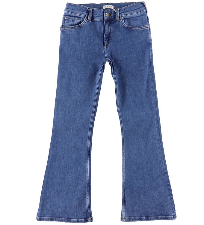 Gant Jeans Bootcut Mid Blue