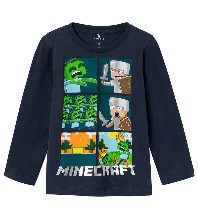 Name It Bluse Nmmdorano Minecraft India Ink