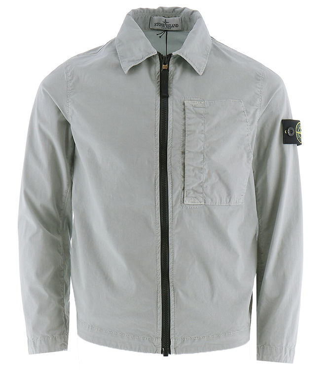 Billede af Stone Island Jakke - Overshirt - Pearl Grey