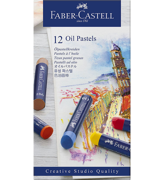 Faber-Castell Oliepastelkridt - 12 stk