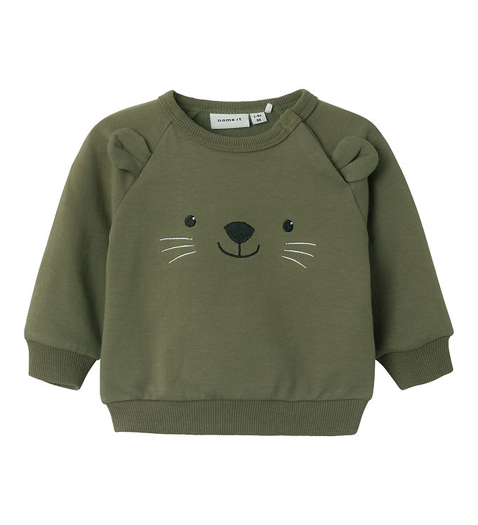 Name It Sweatshirt - NbmTuggy - Dusty Olive