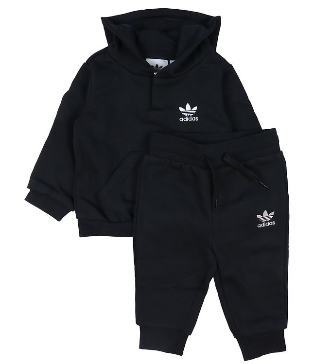 7: adidas Orginals Sweatsæt - Hoodie Set - Sort