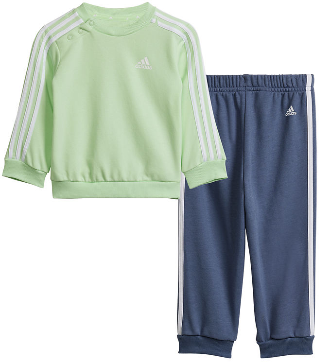 adidas Performance Sweatsæt - I 3S Jog - Grøn/Grå