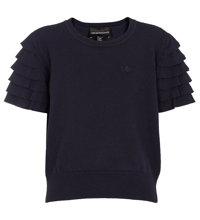 10: Emporio Armani T-shirt - Strik - Navy