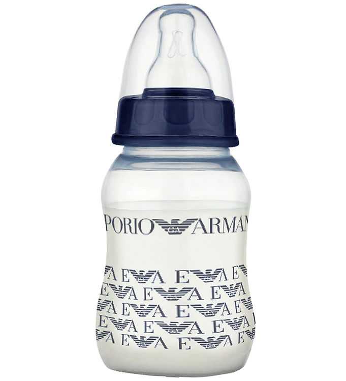 Emporio Armani Sutteflaske - Plast/Silikone - 130 ml - Navy