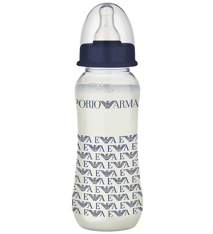 Emporio Armani Sutteflaske - Plast/Silikone - 240 ml - Navy