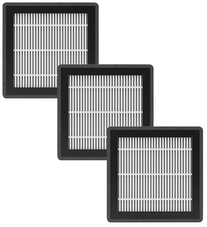 2: Clean 3-in-1 Luftrenser Filter x3