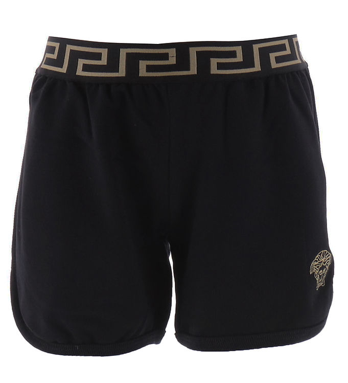 9: Versace Sweatshorts - Sort m. Guld