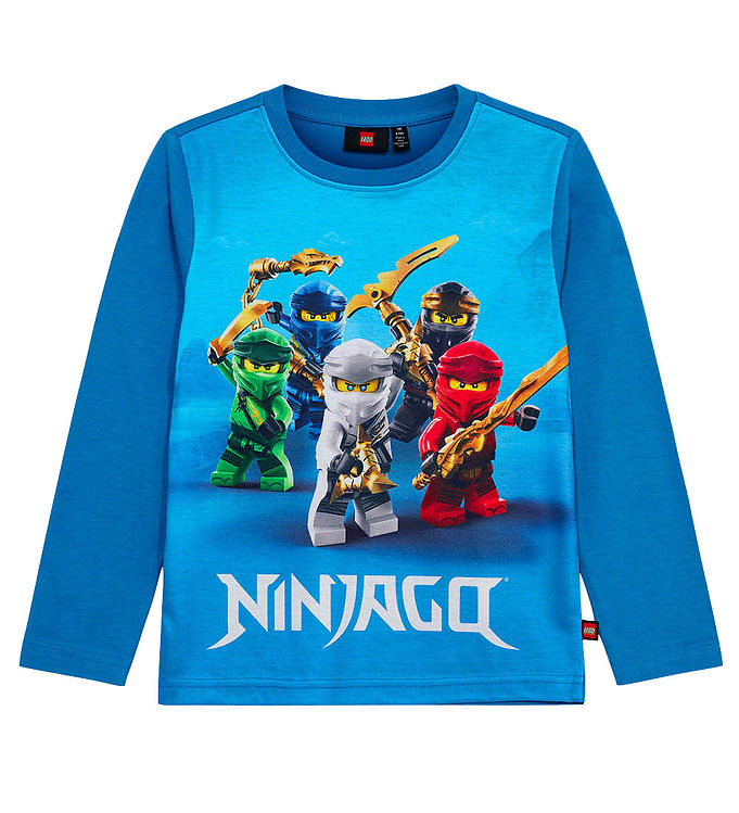 LEGOÂ® Ninjago Bluse - LWTano - Blå m. Print