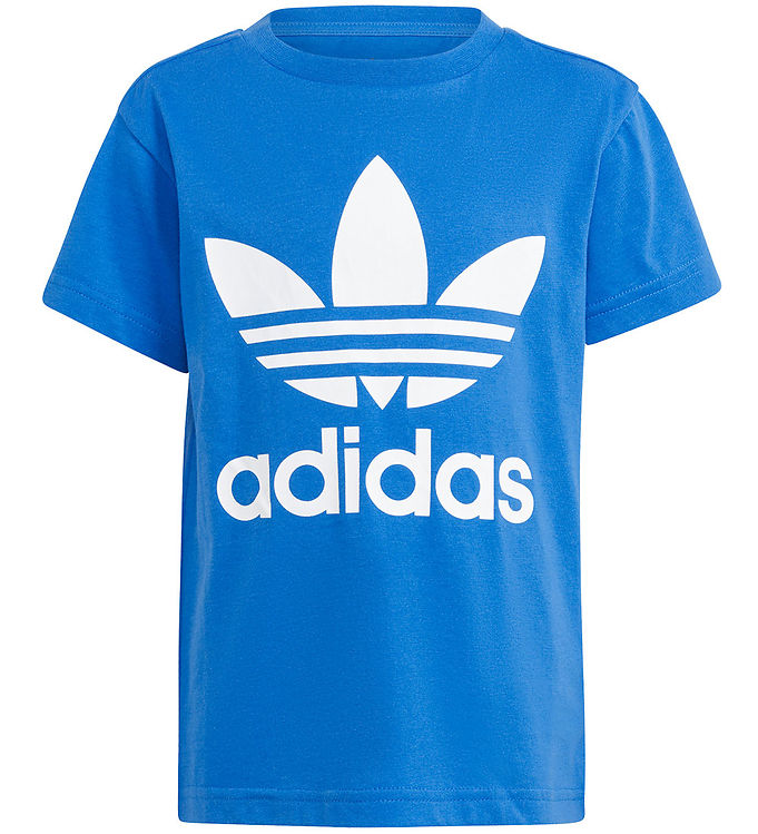 Billede af adidas Originals T-shirt - Trefoil Tee - Blå/Hvid
