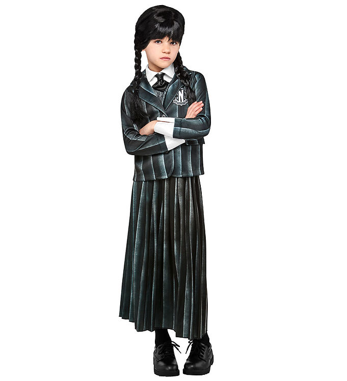 Rubies Udklædning - Wednesday Addams Deluxe School Uniform female