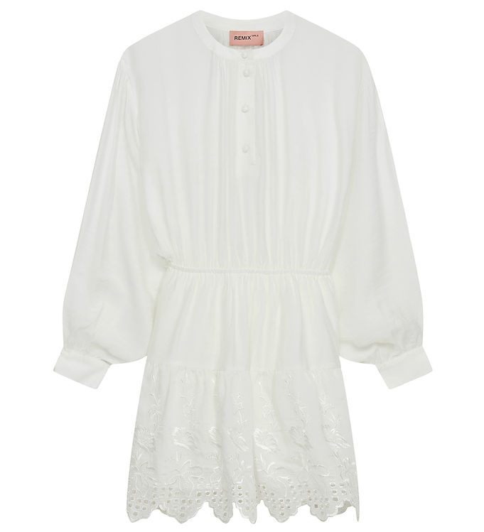 Designers Remix Kjole - Vera Broderie Short - Cream