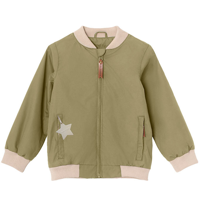 8: Mini A Ture Sommerjakke - Villum Bomber - Aloe Green