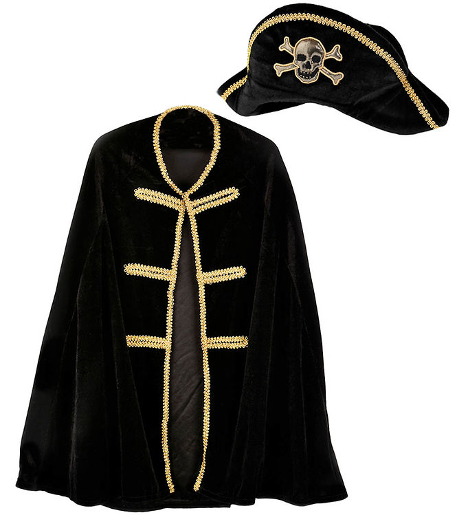Den Goda Fen Udklædning - Pirat Kappe m. Hat unisex