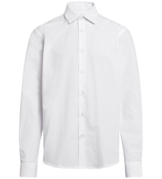 Grunt Skjorte - Tes Shirt - Hvid