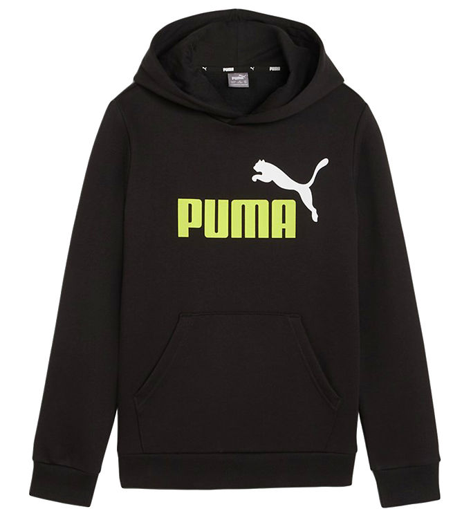 Puma Hættetrøje - Ess + Big Logo Hoodie - Black