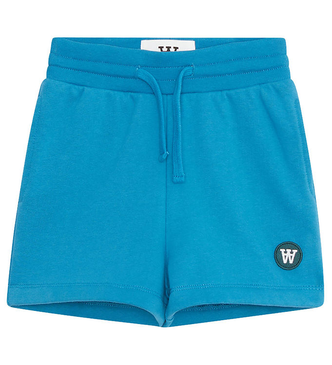 Wood Wood Sweatshorts Victor Blå