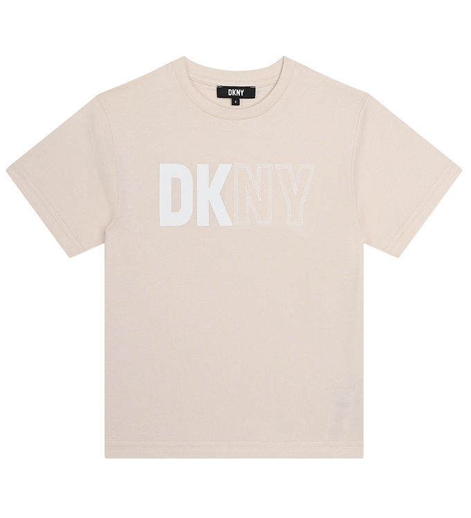 Dkny T Shirt Creme M. Hvid