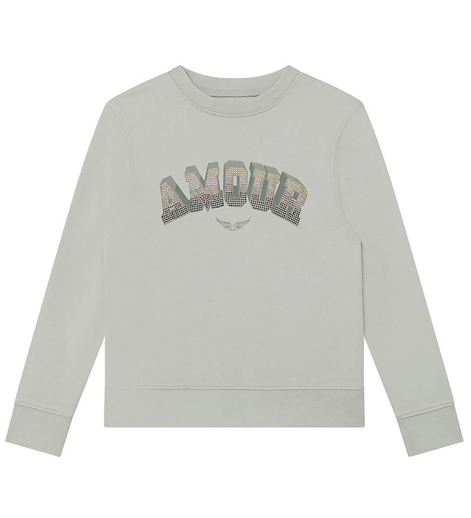4: Zadig & Voltaire Light Grey Sweatshirt