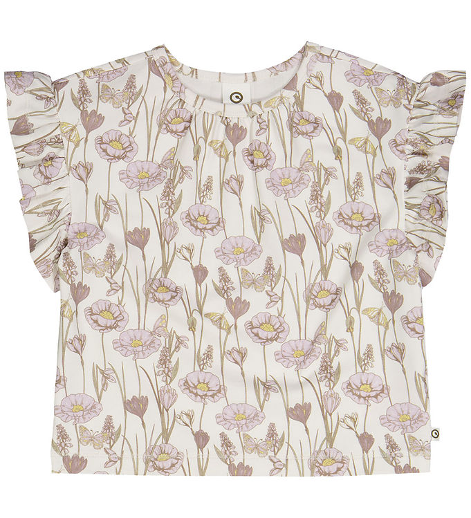15: Müsli T-shirt - Crocus - Balsam Cream/Orchid/Corn