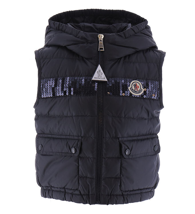 9: Moncler Dunvest - Esi - Navy m. Pailletter