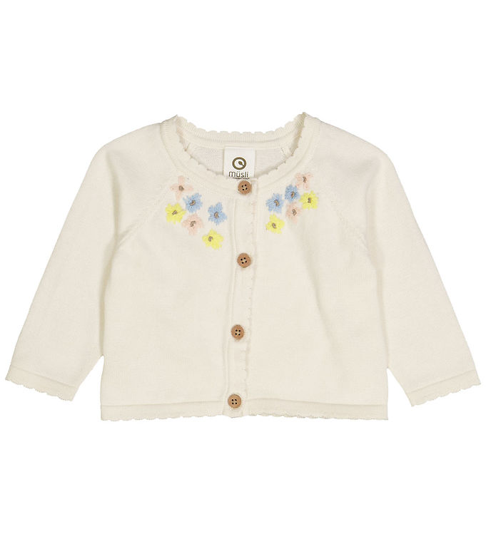 11: Anemones strik cardigan - Balsam cream - 74