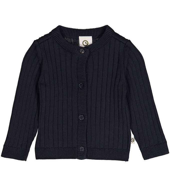 Müsli Cardigan - Strik Rib - Night Blue