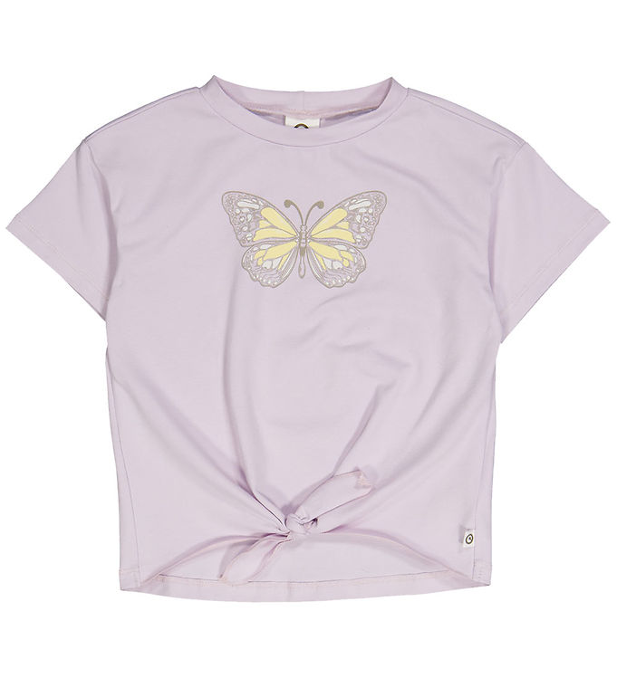 Müsli T-shirt - Crocus - Orchid m. Print