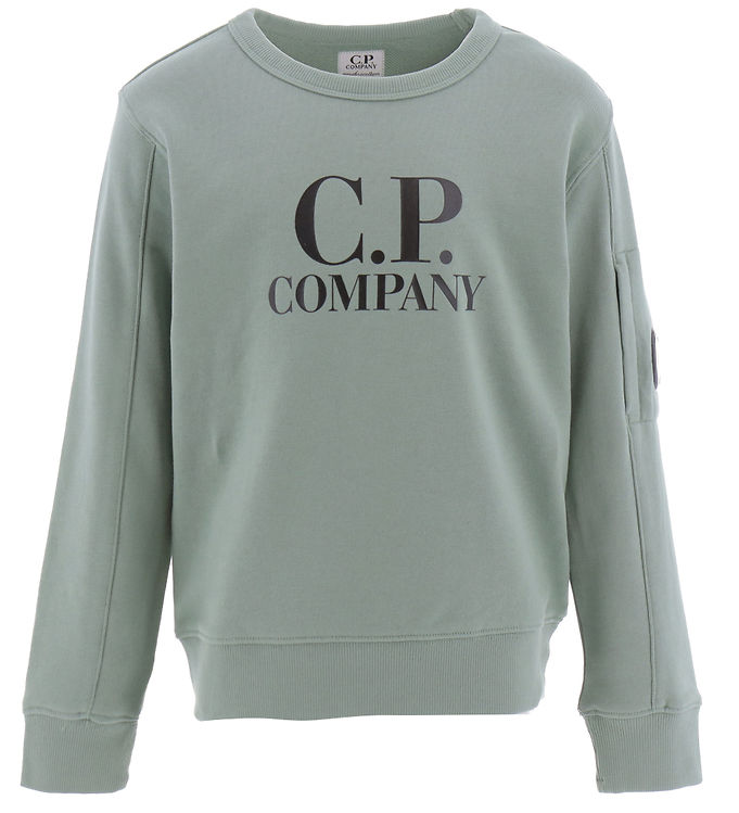 C P Company Sweatshirt Green Bay M Print