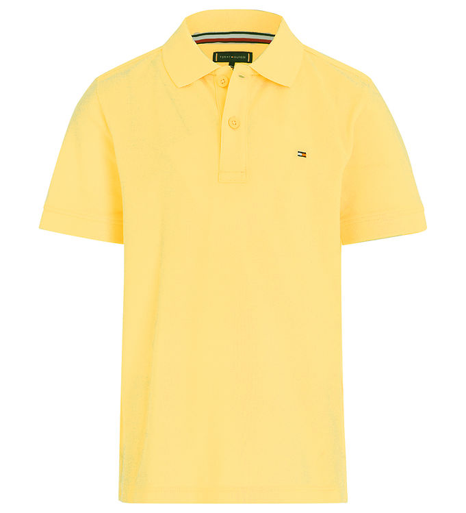 8: Tommy Hilfiger Polo - Flag Polo - Yellow Tulip