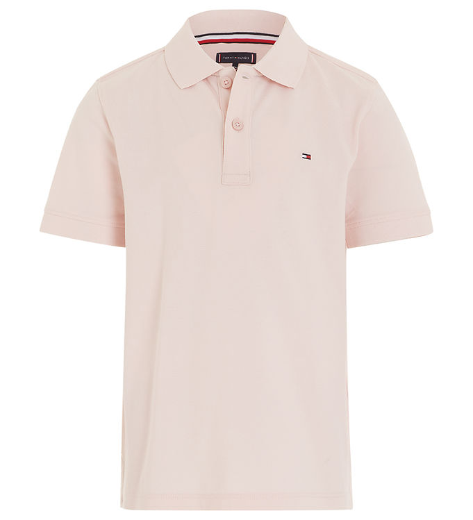 18: Tommy Hilfiger Polo - Flag Polo - Whimsy Pink