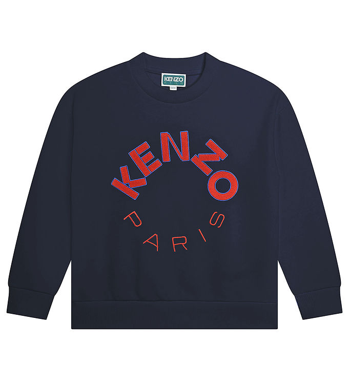 Kenzo Sweatshirt - Navy m. Rød
