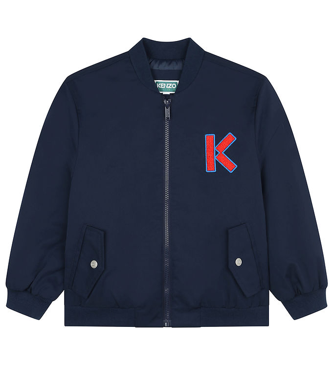 Kenzo Jakke Navy M. Rød