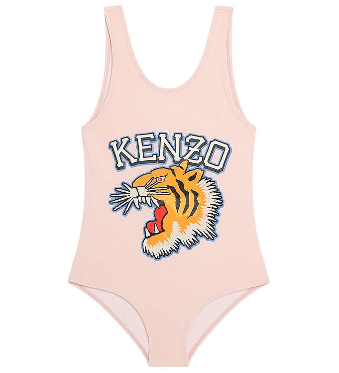 5: Kenzo Badedragt - Veiled Pink m. Tiger