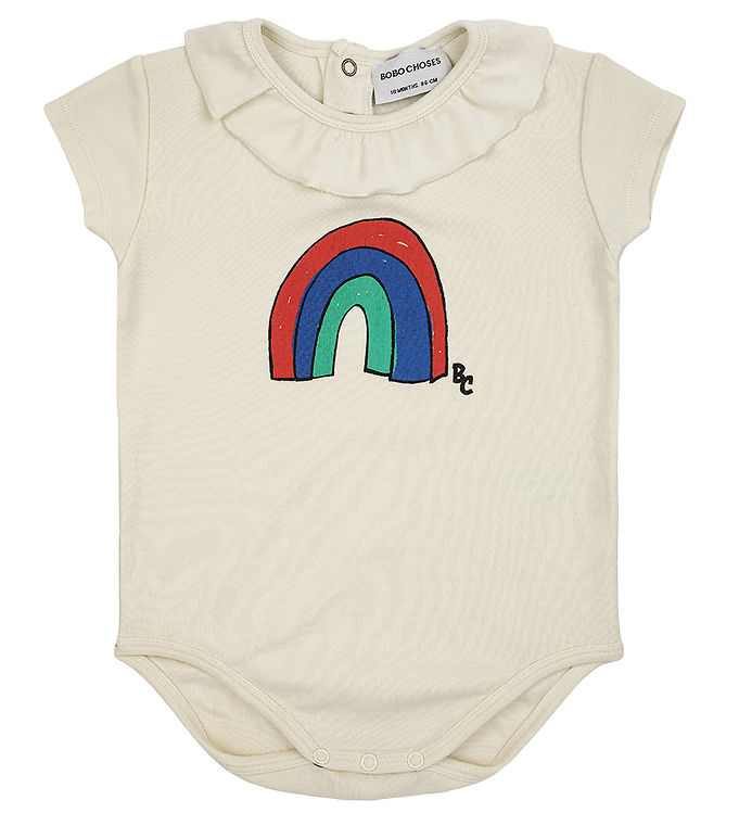 Billede af Bobo Choses Body l/æ - Rainbow - Off White