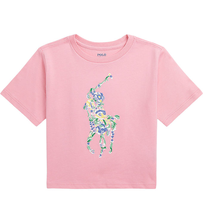 Polo Ralph Lauren T-shirt - Florida Pink m. Logo