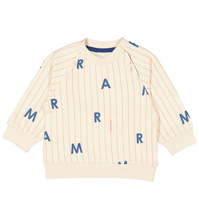 10: MarMar Sweatshirt - Theos B - Baseball Stripes