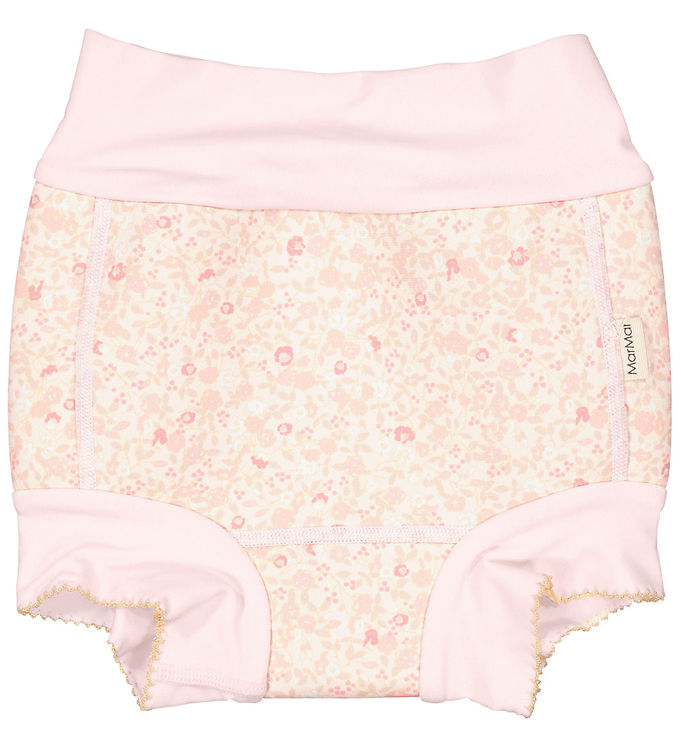 MarMar Blebadebukser - Swen - UV40+ - Peony m. Blomster