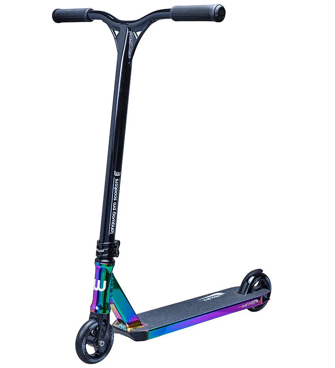 Longway Løbehjul - Metro Pro Scooter - Sort/Neochrome