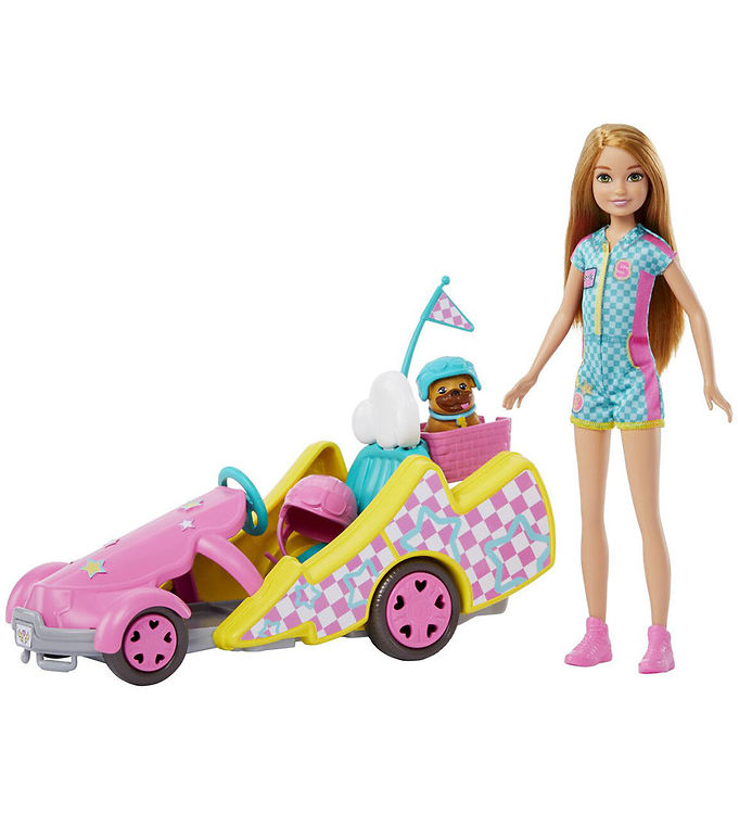 Barbie Dukkesæt - 30 cm Stacie Go-Kart unisex