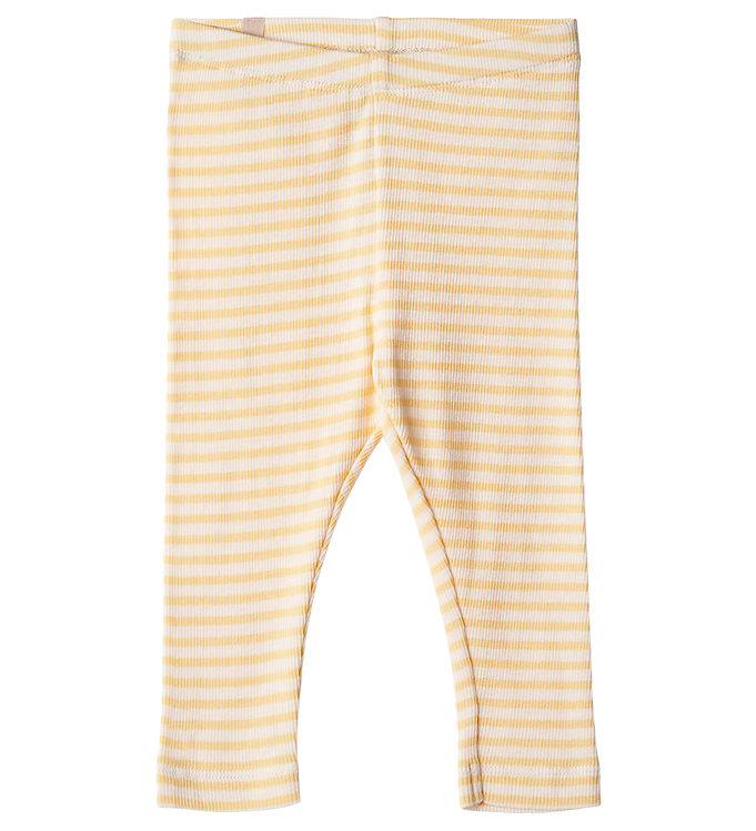 12: Jules jersey leggings - pale apricot stripe - 68